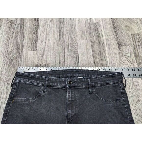 (3/$35) &Denim By H&M Size 36 Skinny Ankle Regular Waist Black Denim Jeans - Picture 6 of 10